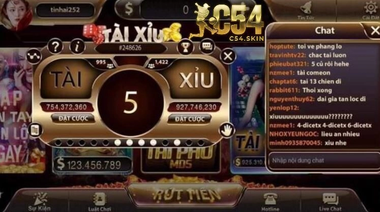 Ưu điểm Tài Xỉu C54